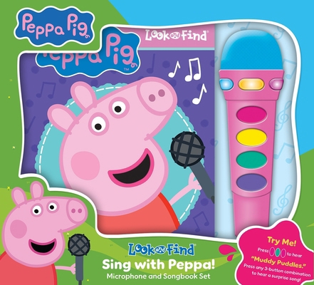Peppa Pig: Sing with Peppa! Look and Find Micro... 1503745570 Book Cover