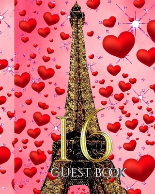 16 party paris themed blank gueat book 1714310833 Book Cover