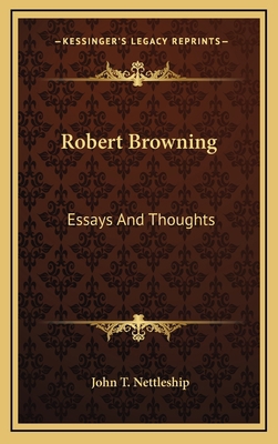 Robert Browning: Essays and Thoughts 1163400262 Book Cover