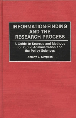 Information-Finding and the Research Process: A... 0313252513 Book Cover