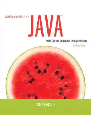 Starting Out with Java : From Control Structure... B00A2KIJ7E Book Cover