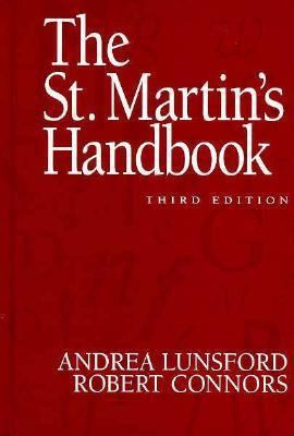 The St. Martin's Handbook 0312102127 Book Cover