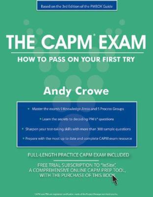 The CAPM Exam: How to Pass on Your First Try (T... 097296732X Book Cover