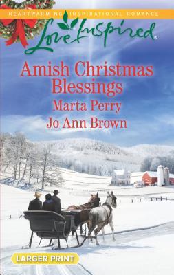 Amish Christmas Blessings: An Anthology [Large Print] 0373819439 Book Cover