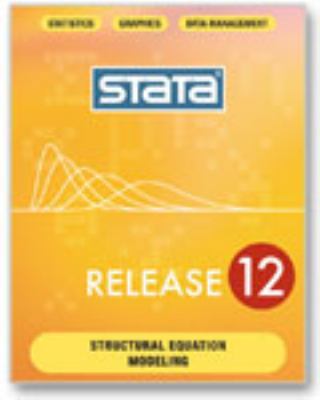 Structural Equation Modeling (Stata Release 12) 1597180971 Book Cover