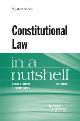 Constitutional Law in a Nutshell 1634596234 Book Cover