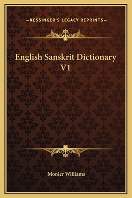English Sanskrit Dictionary V1 116934383X Book Cover
