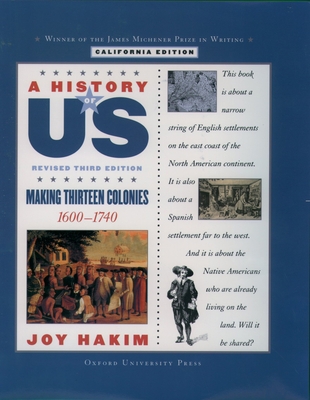 A History of Us: Book Two: Making Thirteen Colo... 0195182316 Book Cover
