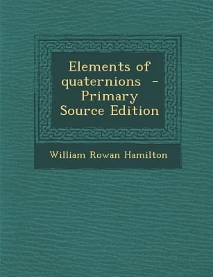 Elements of Quaternions 1295697130 Book Cover