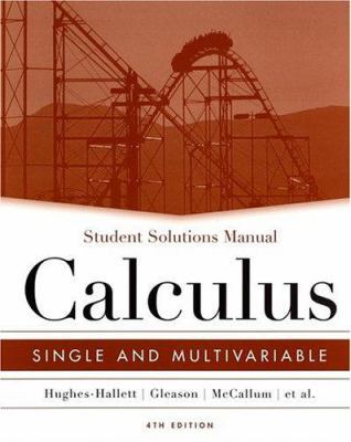 Student Solutions Manual to accompany Calculus:... 0471659959 Book Cover