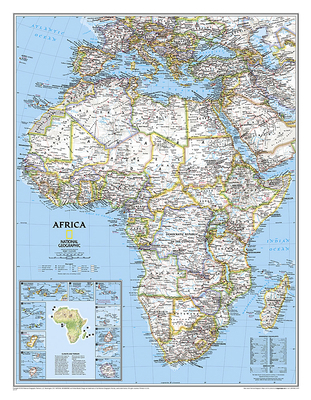 National Geographic Africa Wall Map - Classic (... 0792281039 Book Cover
