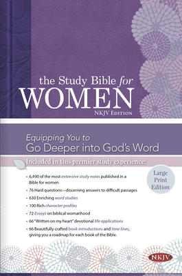 Study Bible for Women-NKJV-Large Print [Large Print] 1433619318 Book Cover