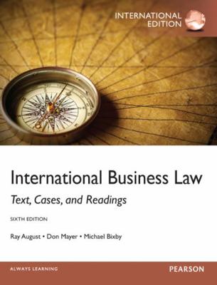 International Business Law: International Edition 0273768611 Book Cover
