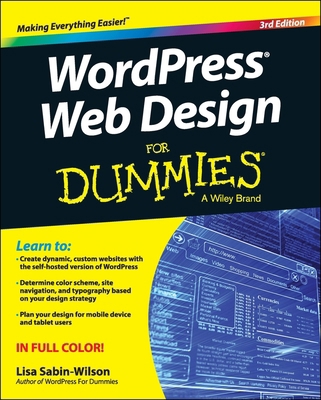 Wordpress Web Design for Dummies 111908864X Book Cover