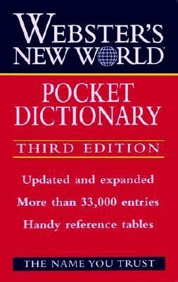Webster's New World Pocket Dictionary 0028618874 Book Cover