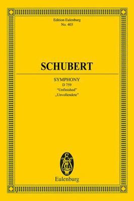 Symphony No. 8 in B Minor, D. 759 Unfinished: E... 3795762782 Book Cover
