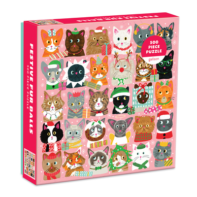 Game Festive Furballs 500 PC Puzzle Book