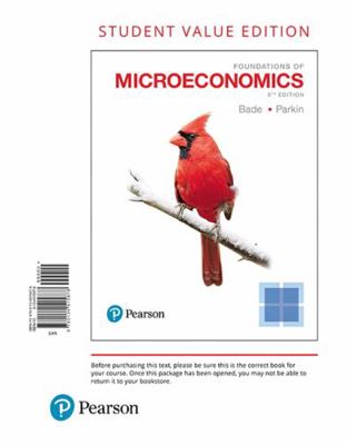 Foundations of Microeconomics 0134515870 Book Cover