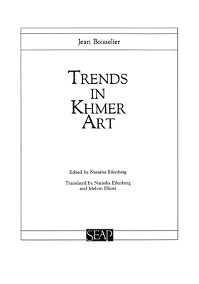 Trends in Khmer Art 0877277052 Book Cover