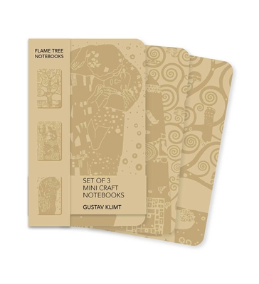 Gustav Klimt Set of 3 Mini Craft Notebooks 1835628419 Book Cover