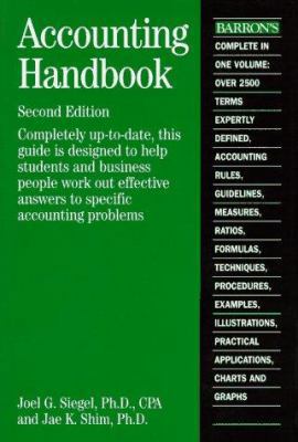 Accounting Handbook 0812064496 Book Cover