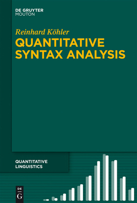 Quantitative Syntax Analysis 3110272199 Book Cover