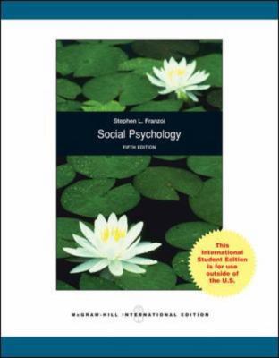 Social Psychology 0071285431 Book Cover