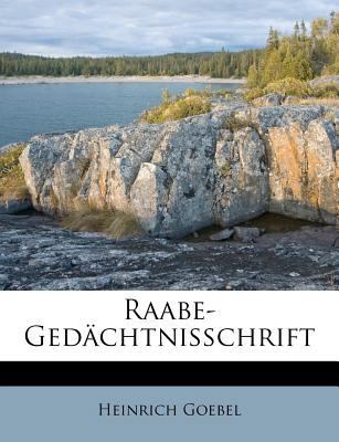 Raabe-Gedachtnisschrift [German] 1245205854 Book Cover