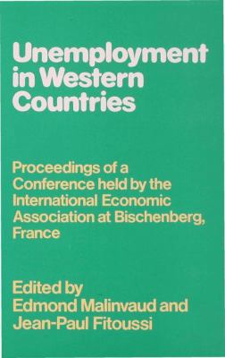 Unemployment in Western Countries 0333284151 Book Cover