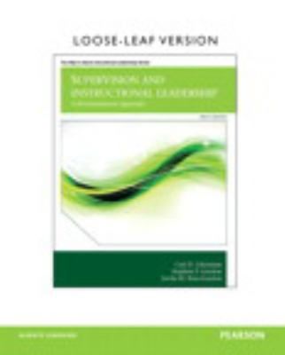 Supervision and Instructional Leadership: A Dev... 0133388999 Book Cover