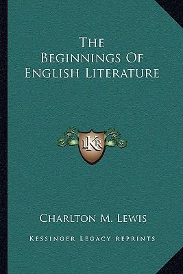 The Beginnings Of English Literature 1163232203 Book Cover