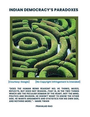 Indian Democracy's Paradoxes 9359894044 Book Cover