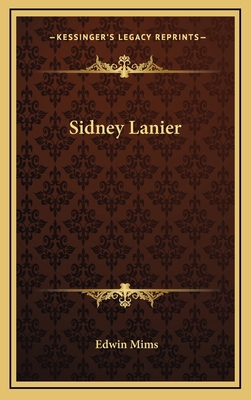 Sidney Lanier 1163742090 Book Cover