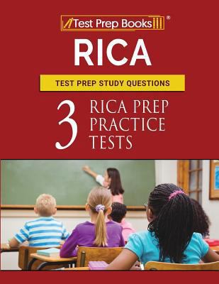 RICA Test Prep Study Questions: Three RICA Prep... 1628455519 Book Cover