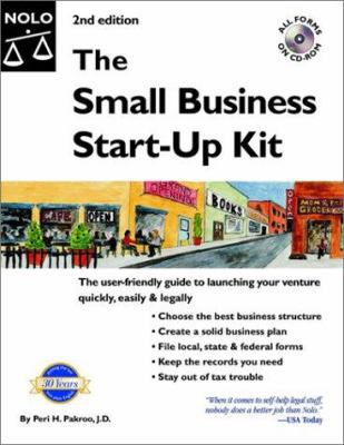 The Small Business Start-Up Kit [With CDROM] 0873379241 Book Cover