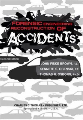 Forensic Engineering Reconstruction of Accidents 0398073414 Book Cover