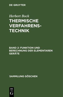 Funktion Und Berechnung Der Elementaren Geräte [German] 3111306097 Book Cover