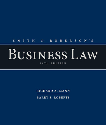 Smith and Roberson's Business Law 1285428250 Book Cover