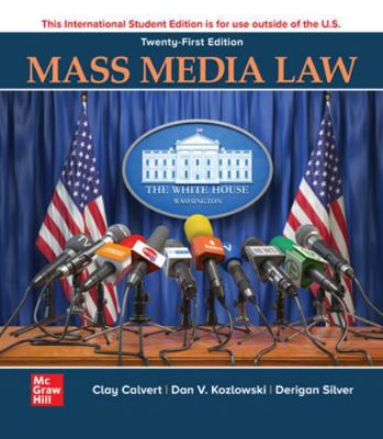 Mass Media Law 1260570169 Book Cover