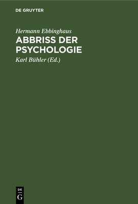 Abbriss Der Psychologie [German] 3112375815 Book Cover