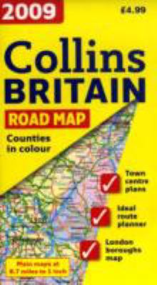 *MAP OF BRITAIN 2009 (LONDON MAPS) 0007272499 Book Cover
