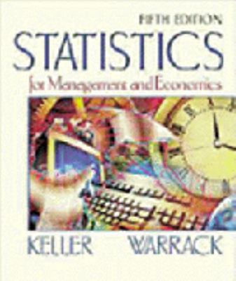 Statistics for Management and Economics 0534368301 Book Cover