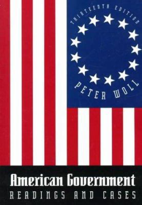 American Government: Readings and Cases 0321005090 Book Cover
