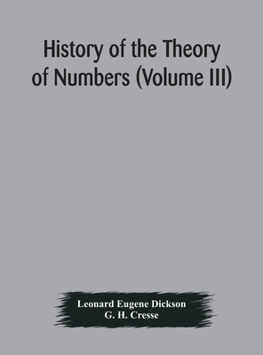 History of the Theory of Numbers (Volume III) Q... 9354176828 Book Cover