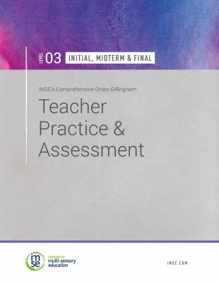 Paperback Teacher Practice and Assessment : 03 Initial, Midterm and Final Book