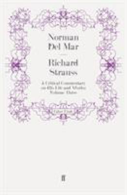 Richard Strauss: V. 3: A Critical Commentary on... 057125098X Book Cover