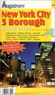 New York City 5 Borough Pocket Atlas 0880975997 Book Cover