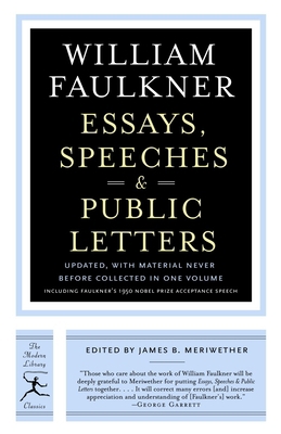 Essays, Speeches & Public Letters 081297137X Book Cover