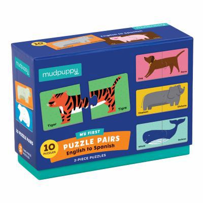 Toy Mudpuppy Spanish/English My First Puzzle Pairs Puzzle (20 Piece) [Spanish] Book