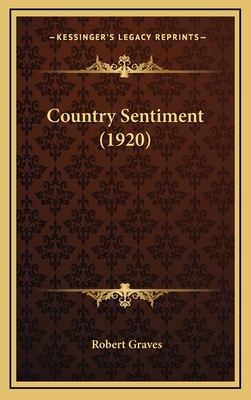 Country Sentiment (1920) 1169084583 Book Cover